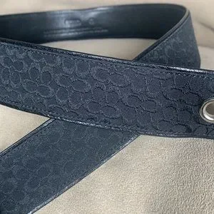 Coach size medium belt black& silver nwt! Amazon.com: COACH 38 Mm Casual Belt Box, Black/Charcoal  main image 4